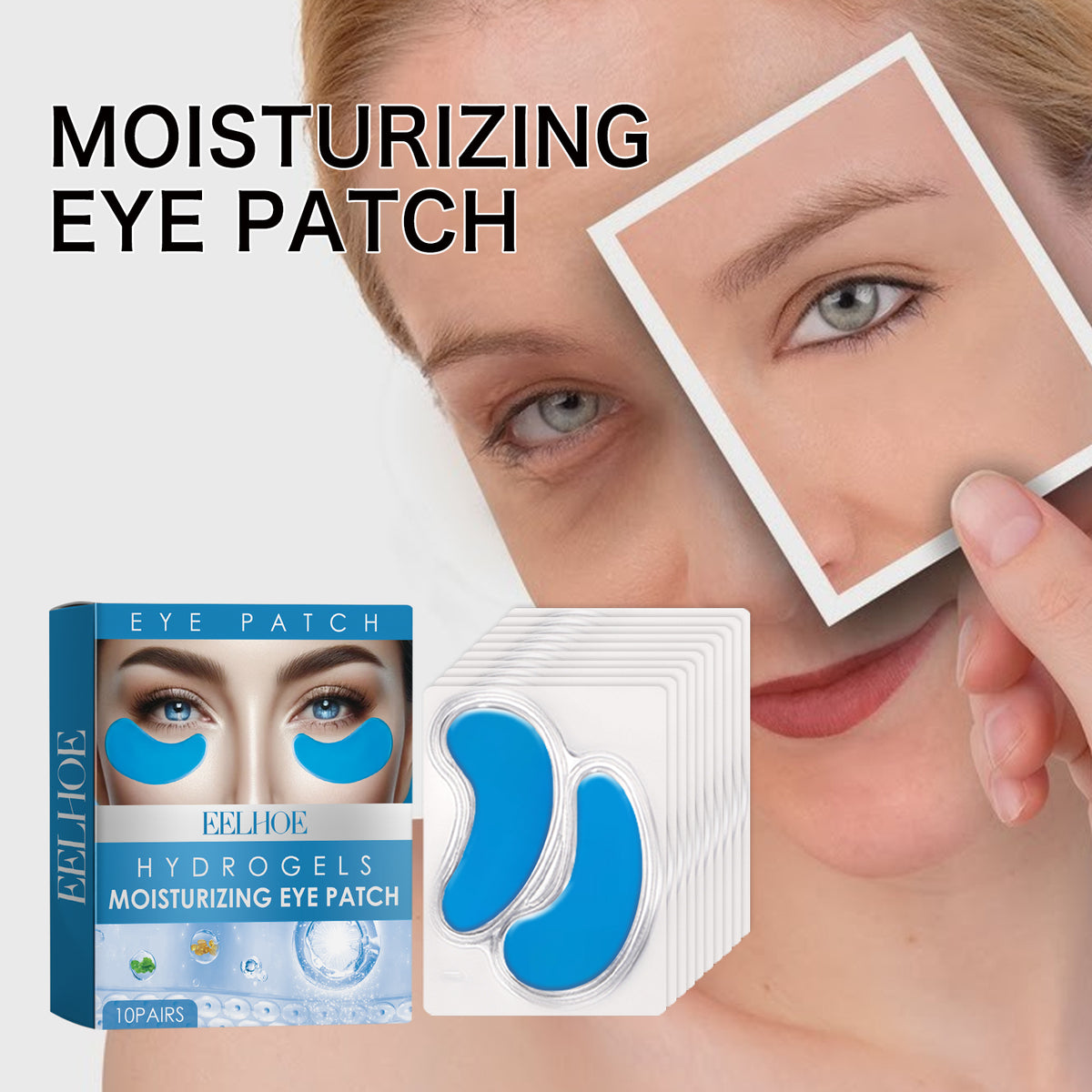 Moisturizing Eye Patch, Lightening Eye Lines, Anti-Wrinkle, Anti-Aging, Firming And Moisturizing Eye Skin