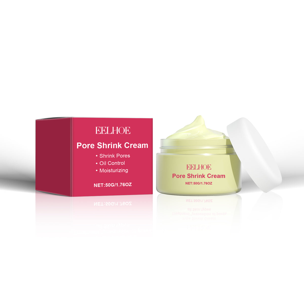 Pore Shrink Cream, Lightening Acne Print Anti-Aging Moisturizing Whitening Skin Anti-Wrinkle Cream