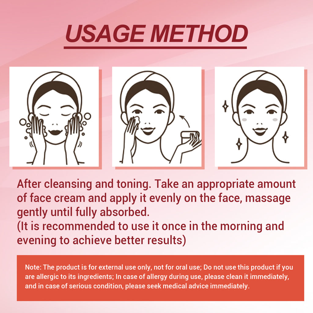 Retinol Facial Firming Cream, Anti Aging Moisturizing Firming Whitening Face Cream