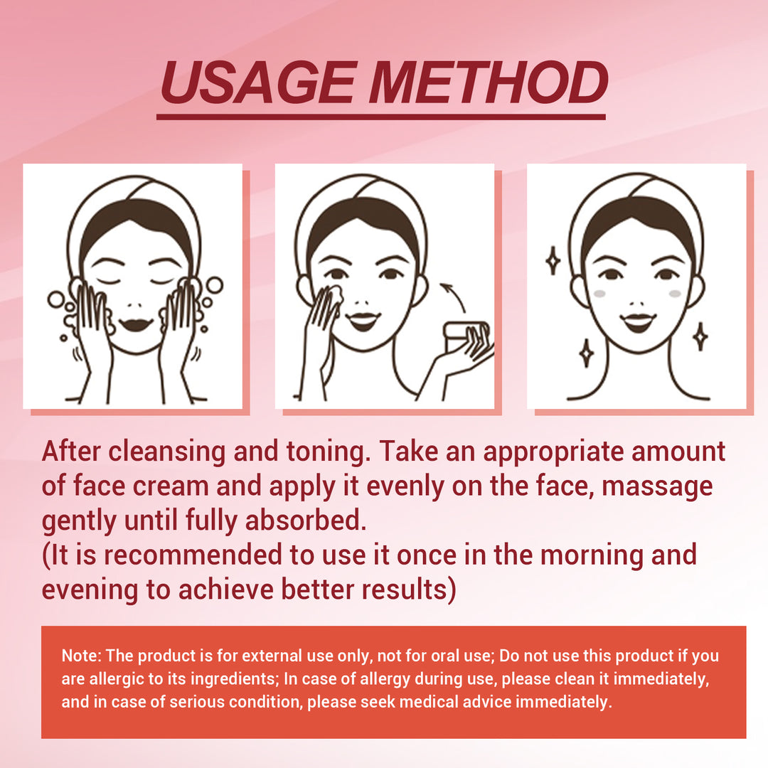 Retinol Facial Firming Cream, Anti Aging Moisturizing Firming Whitening Face Cream